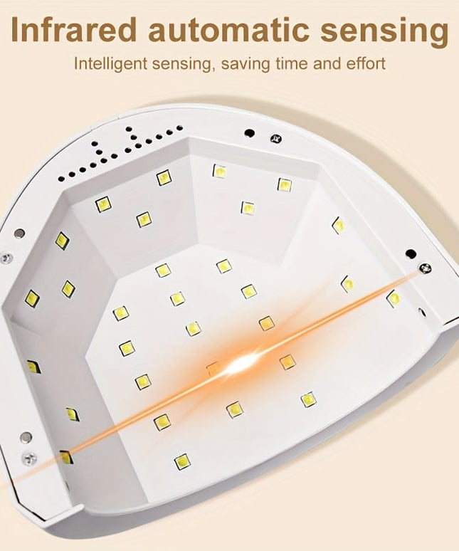KissICON WHITE KissIcon UV LED Nail Lamp - Infrared Auto
