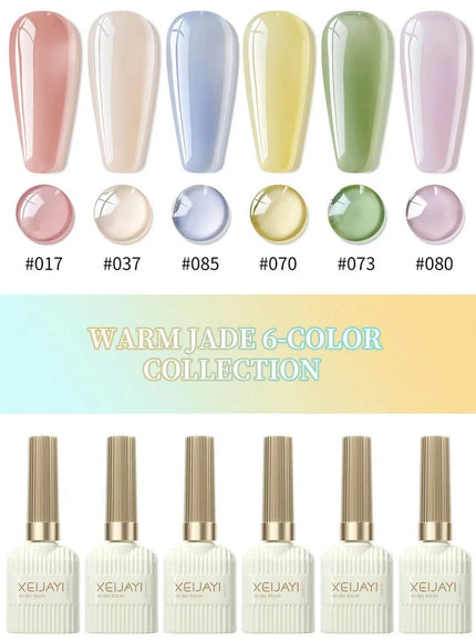 KissICON WHITE KissIcon Xeijayi Gel Nail Polish Set - 6