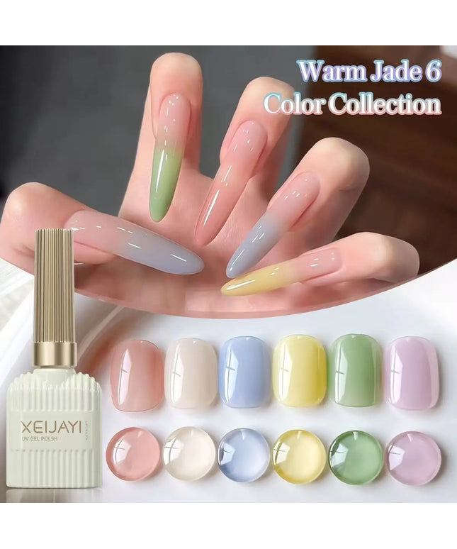 KissICON WHITE KissIcon Xeijayi Gel Nail Polish Set - 6