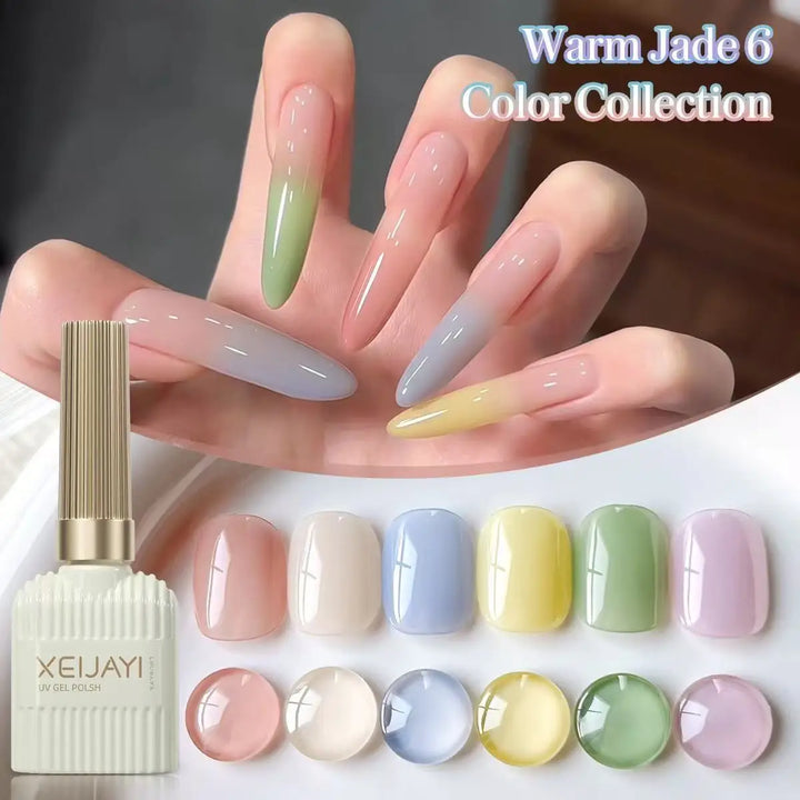 KissIcon Xeijayi Gel Nail Polish Set - 6