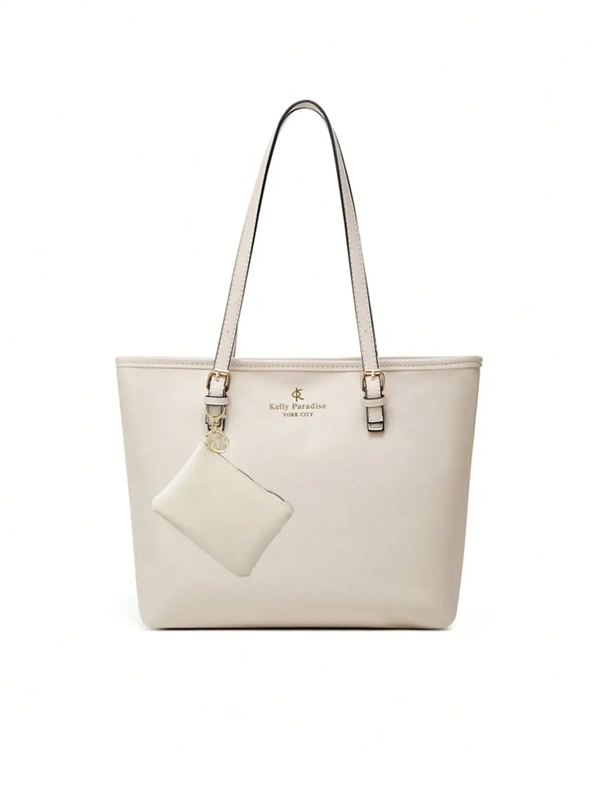 Dropshipman WHITE / L 2024 Europe and the United States new women's handbag shoulder bag cross pattern simple fashion bag