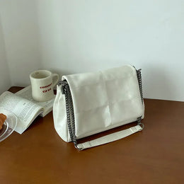 KissICON WHITE Moda Commuter Sacos Nicho Corrente Crossbody –