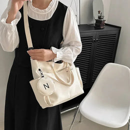 KissICON WHITE Moda Sacos Oxford Prova Sacola Alta Capacidade