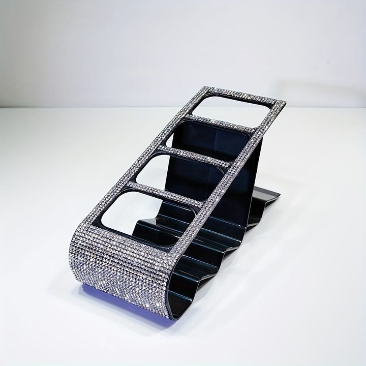A Diamond-Studded Remote Control Organizer for The Tabletop