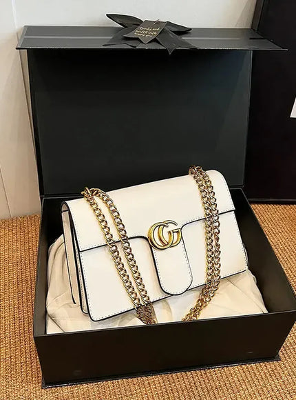 KissICON WHITE Senhoras Novo Saco Simples E Luxuoso Alta