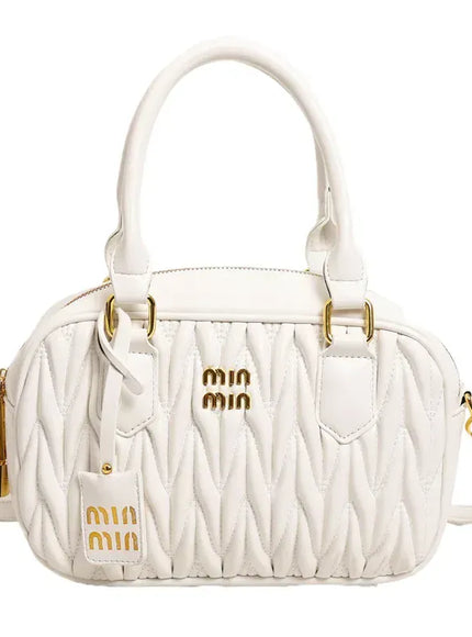 KissICON WHITE Small Square Multi-way Shoulder Crossbody – Daily Use Hand