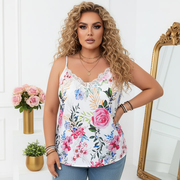 Plus Size Boho Floral Lace CoverUp Beach to City Chic