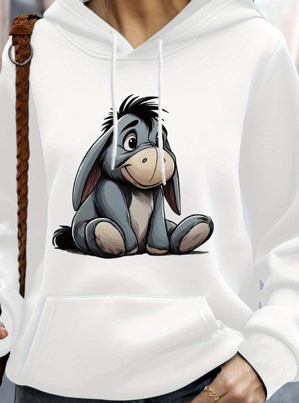 jkthpu-45 White / UK 16 Plus Size, Disney Eeyore casual swear, pullover long