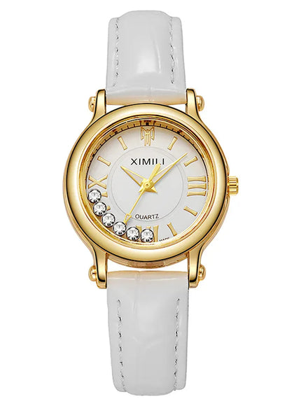 KissICON White 💋 UTHAI Womens Ball Watch - Smart Fashion