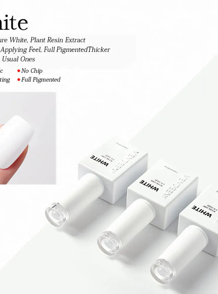 KissICON White Vendeeni Gel Polish 15ml Soak Off UV LED