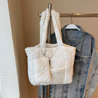 white winter bag