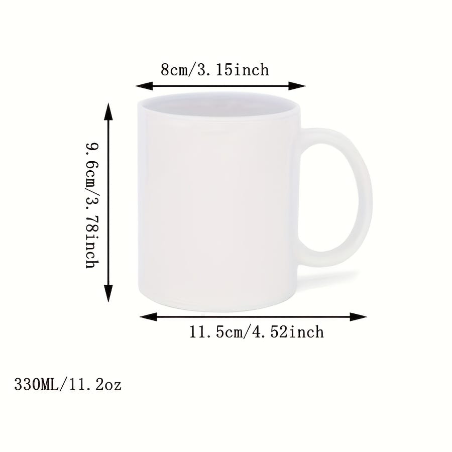 KissICON White Your Photo  Text Custom Coffee Mug Gift
