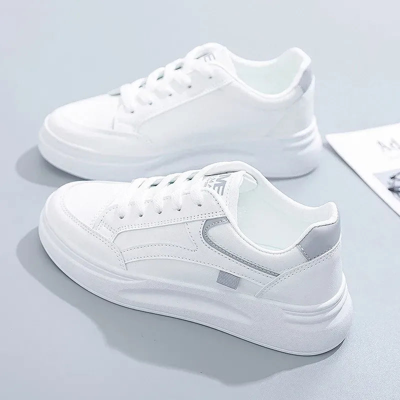Dropshipman WhiteGrey / 43 Women's Sneakers Fashion 2025 New Trainers Woman Shoes Comfortable Casual Sneaker Woman Lace Up Women Sneakers Tenis Feminino