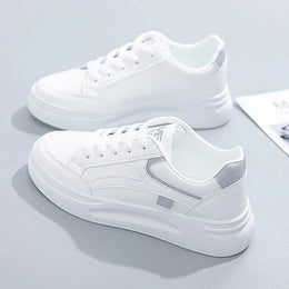 Dropshipman WhiteGrey / 43 Women's Sneakers Fashion 2025 New Trainers Woman Shoes Comfortable Casual Sneaker Woman Lace Up Women Sneakers Tenis Feminino