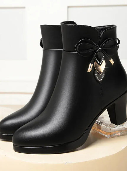 KissICON Wholesale 2025 luxury low-heels autumn winter warm high-grade