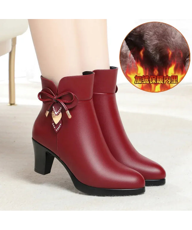 KissICON Wholesale 2025 luxury low-heels autumn winter warm high-grade