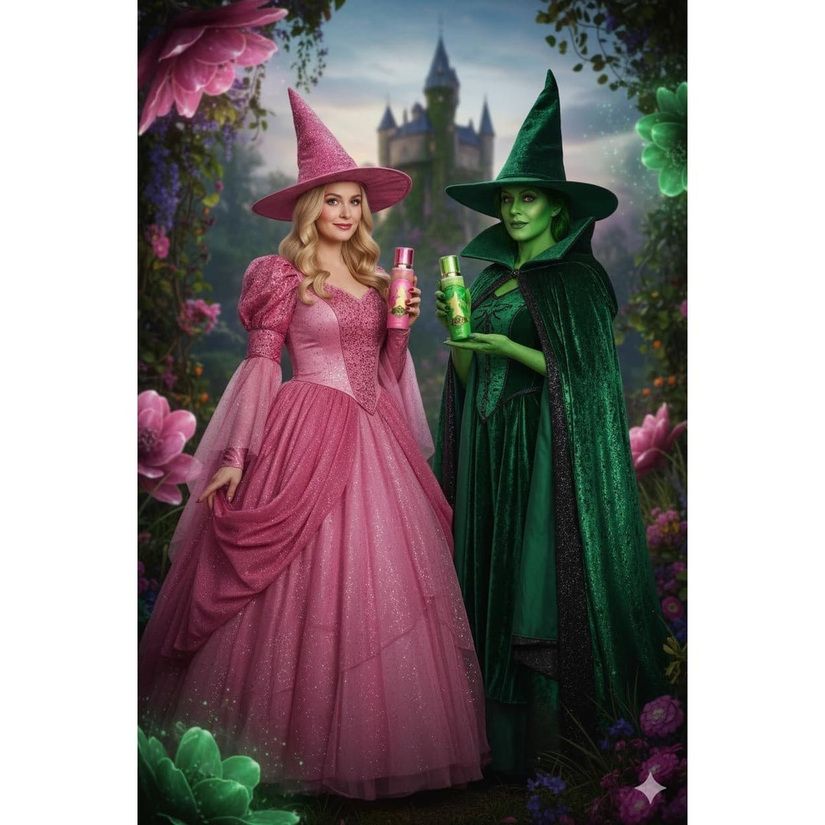 KissICON Wicked Body Mist Duo Limited Edition Glinda Elphaba Wicked Fragrance