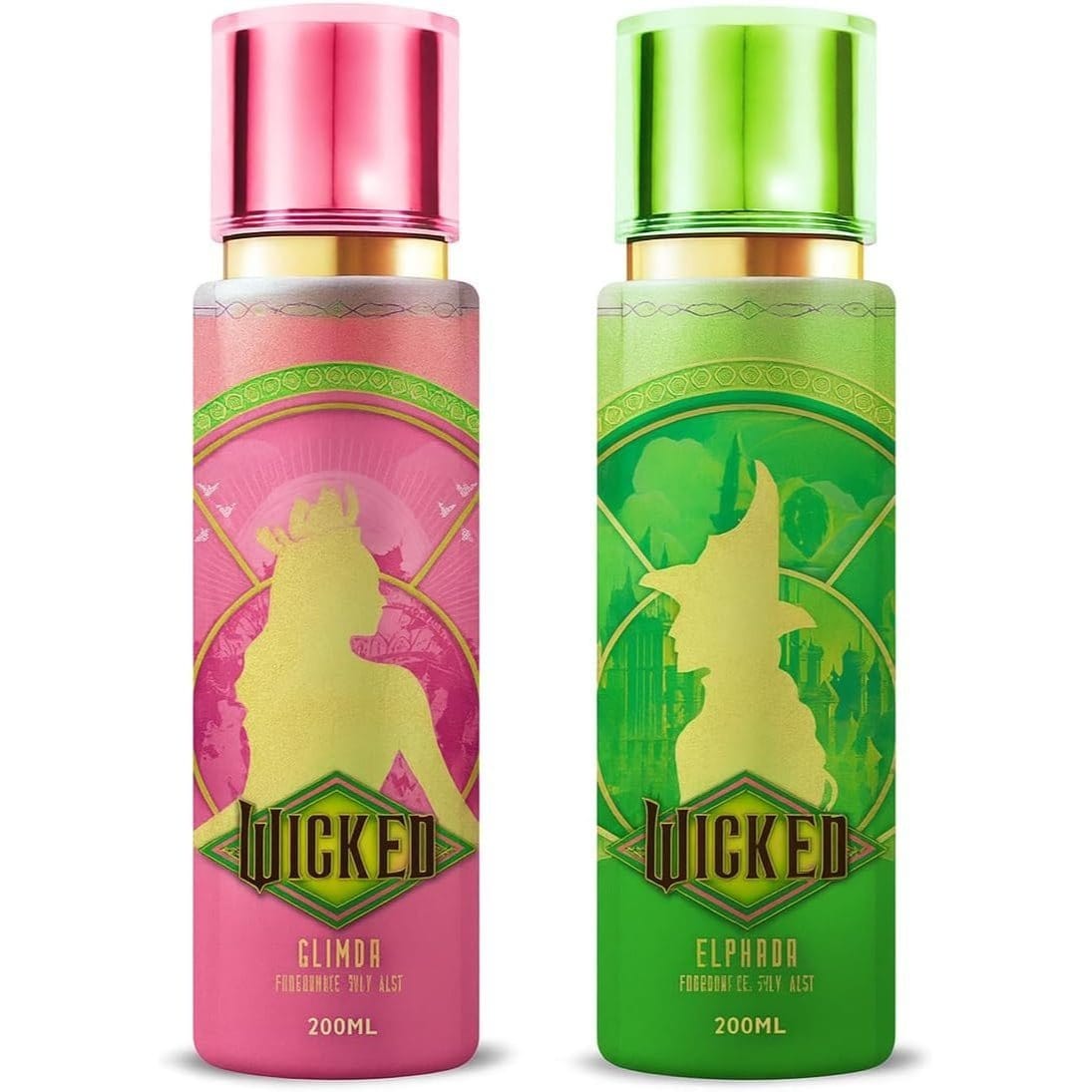 KissICON Wicked Body Mist Duo Limited Edition Glinda Elphaba Wicked Fragrance