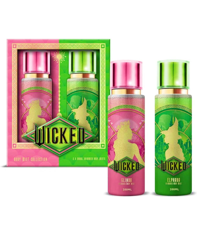 KissICON Wicked Body Mist Duo Limited Edition Glinda Elphaba Wicked Fragrance