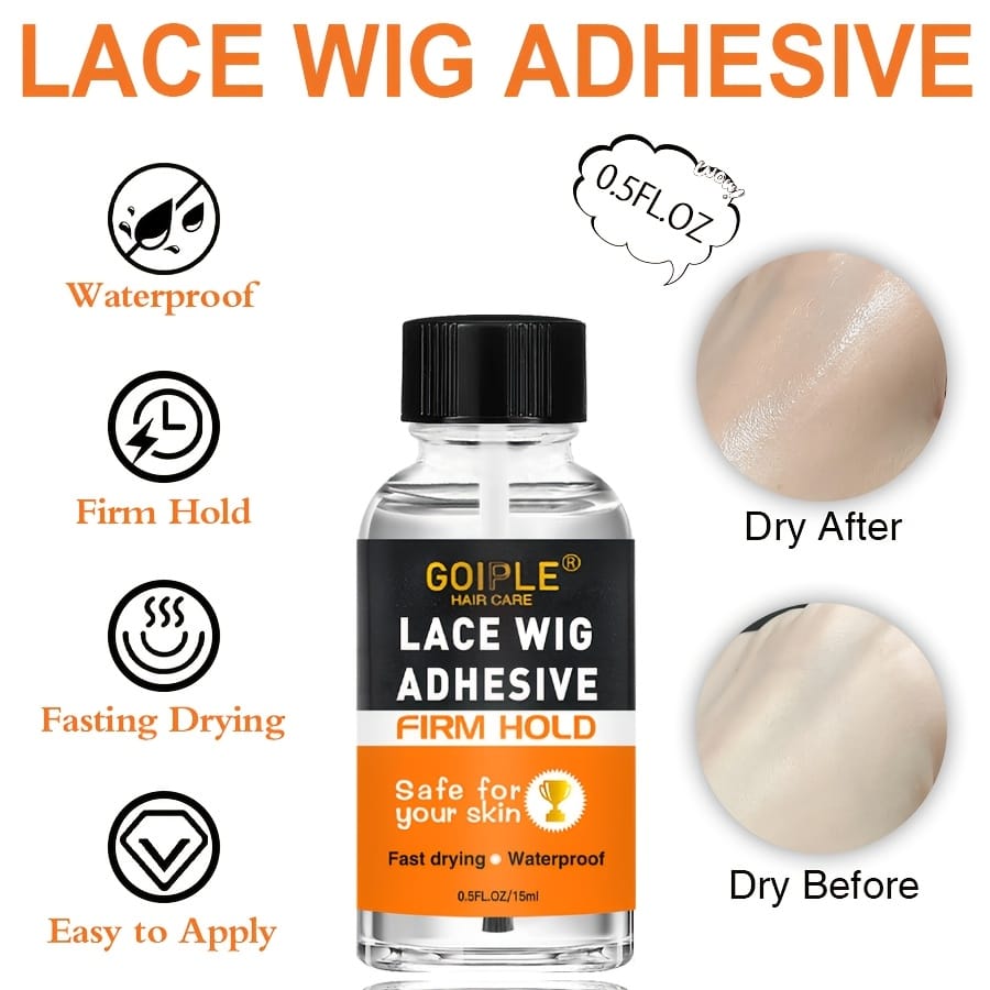 KissICON Wig-0.5oz Lace Glue Kissicon Goiple Waterproof Wig Glue Fast