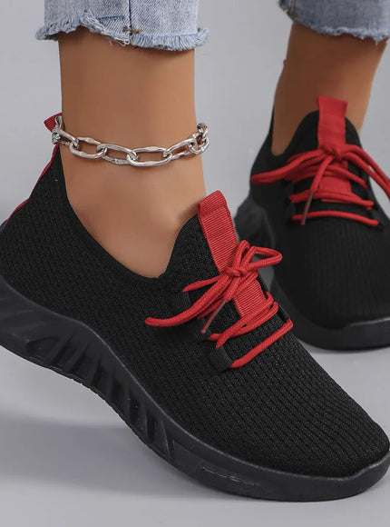 Dropshipman wine red / 41 Women's summer breathable mesh flat shoes women's shoes casual sports shoes, clearance free shipping