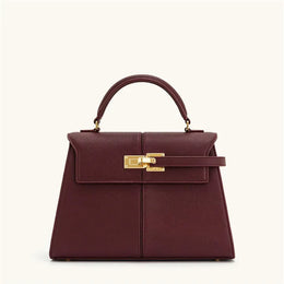 Dropshipman wine red / CHINA JW PEI Women's Handbag Elise Designer Fashion 2025 New Burgundy Handbag Large Square Crossbody Bag High-end Women's Bag