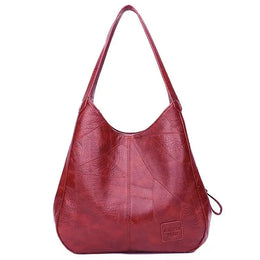KissICON winered / 28x12x30cm Vintage Hand Designers Handbags Shoulder Tote –