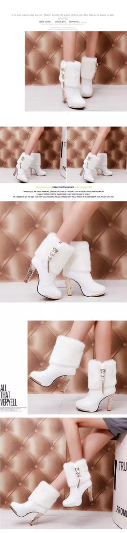 KissICON Winter Boot Women Shoe Winter New Ankle Boots