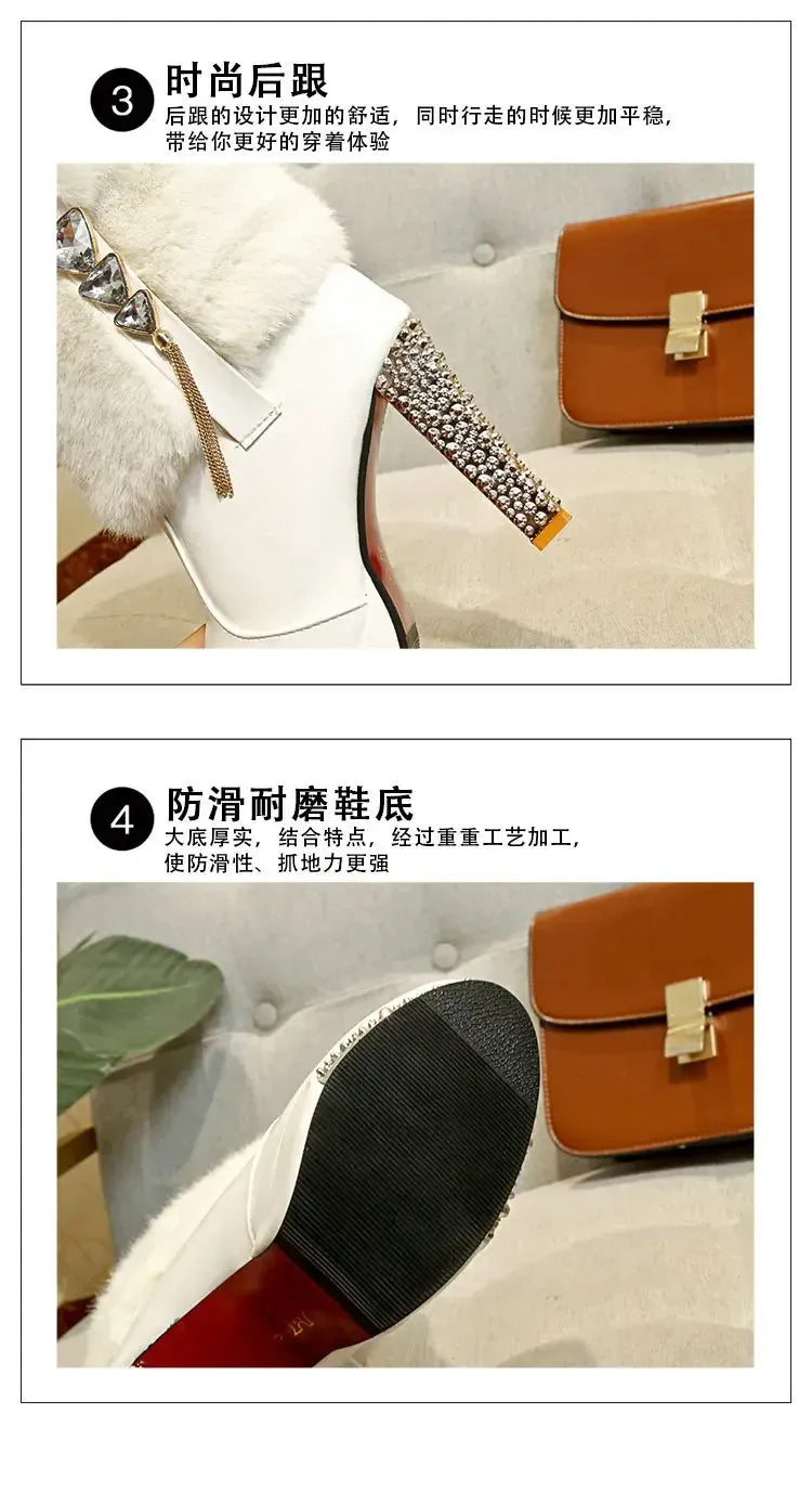 KissICON Winter Boot Women Shoe Winter New Ankle Boots