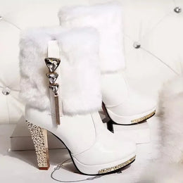 KissICON Winter Boot Women Shoe Winter New Ankle Boots
