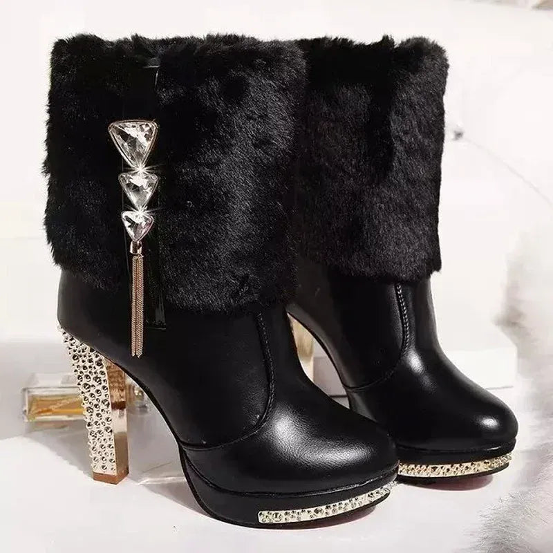 KissICON Winter Boot Women Shoe Winter New Ankle Boots