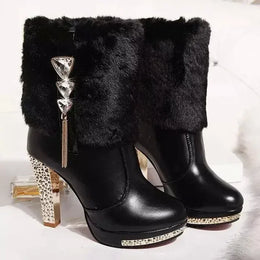 KissICON Winter Boot Women Shoe Winter New Ankle Boots