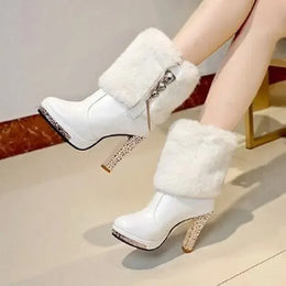 KissICON Winter Boot Women Shoe Winter New Ankle Boots