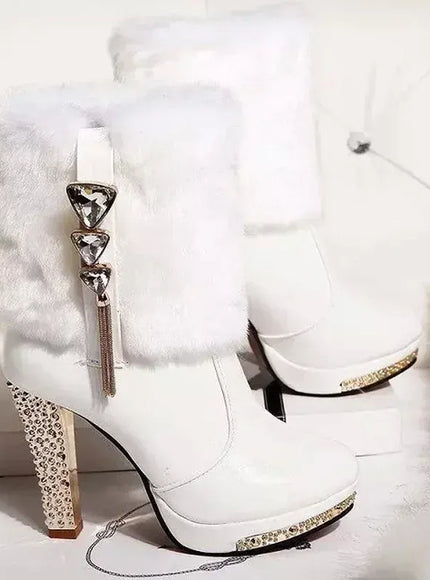 KissICON Winter Boot Women Shoe Winter New Ankle Boots