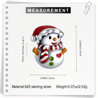 Winter Color Enamel Charm