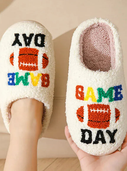 KissICON Winter New Letter Print Women's Slippers Fashion Mix