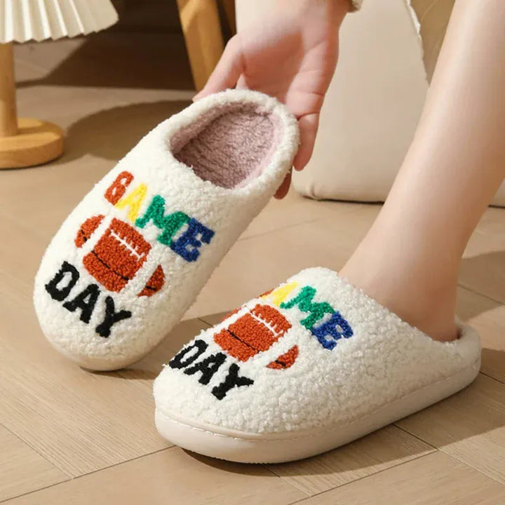 Winter New Letter Print Women's Slippers Fashion Mix