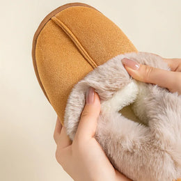 KissICON Winter Women Shoes Fashion Snow Boots Fluffy Plush