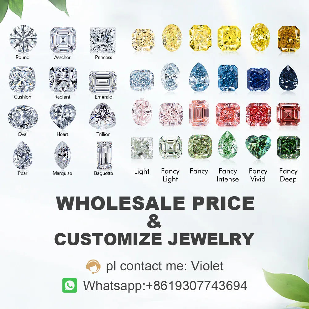 KissICON With IGI Certificate Marquise Shape Lab Grown Diamonds 1ct 1.5ct 2ct 3ct 4ct 5ct CVD HPHT Lab Created Diamond Wholesales