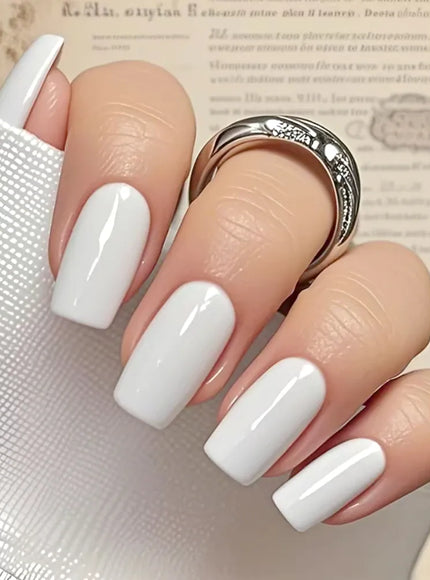 KissICON WKuL KissIcon Artificial Press On Nails Dark Brown Tips