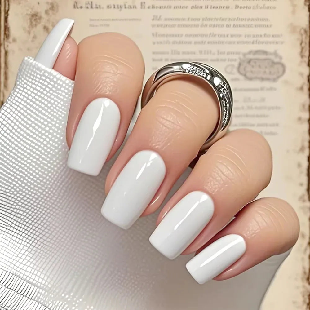 KissICON WKuL KissIcon Artificial Press On Nails Dark Brown Tips