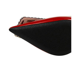 KissICON Woman 10cm High Heels Patent Leather Shallow Mouth