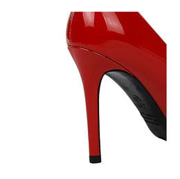 KissICON Woman 10cm High Heels Patent Leather Shallow Mouth