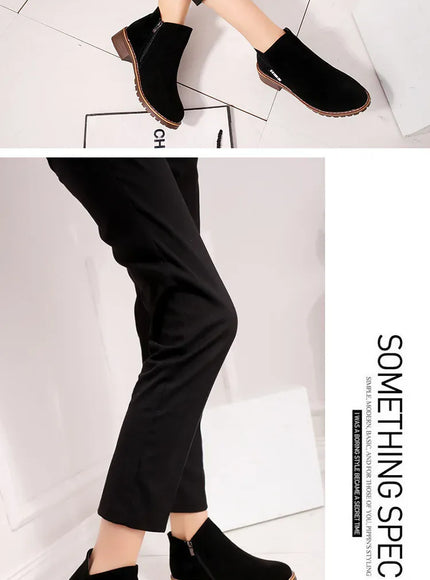 KissICON Women Boots 2024 Autumn Winter Boots Female Shoes