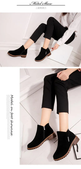 KissICON Women Boots 2024 Autumn Winter Boots Female Shoes