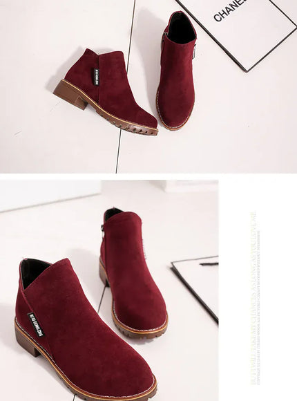 KissICON Women Boots 2024 Autumn Winter Boots Female Shoes