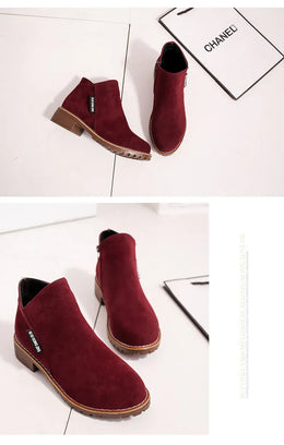 KissICON Women Boots 2024 Autumn Winter Boots Female Shoes