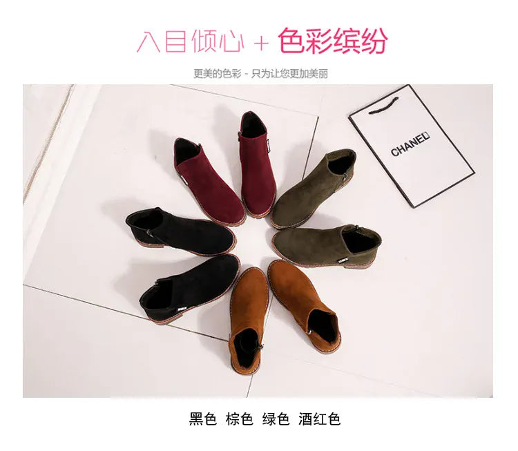 KissICON Women Boots 2024 Autumn Winter Boots Female Shoes