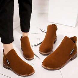 KissICON Women Boots 2024 Autumn Winter Boots Female Shoes