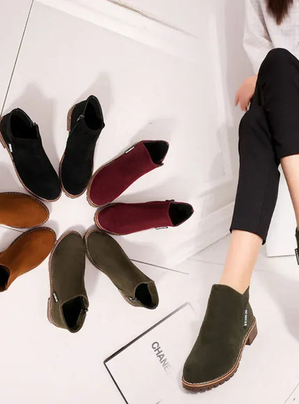 KissICON Women Boots 2024 Autumn Winter Boots Female Shoes